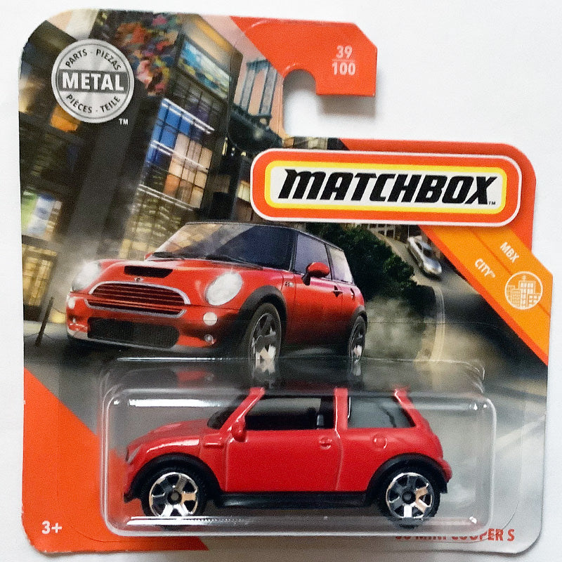 Matchbox '03 Mini Cooper S, Red - NEW